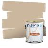 imagePRESTIGE Paints Exterior Paint and Primer In One 1Gallon Flat Comparable Match of Behr Key to the CityMQ221PCM