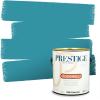 imagePRESTIGE Paints Exterior Paint and Primer In One 1Gallon Flat Comparable Match of Benjamin Moore Sea Isle754BMPCM