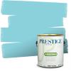 imagePRESTIGE Paints Exterior Paint and Primer In One 1Gallon Flat Comparable Match of Benjamin Moore Sea Isle758BMPCM