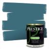 imagePRESTIGE Paints Exterior Paint and Primer In One 1Gallon Flat Comparable Match of Benjamin Moore Sea Isle763BMPCM