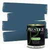 imagePRESTIGE Paints Exterior Paint and Primer In One 1Gallon Flat Comparable Match of Benjamin Moore Sea Isle777BMPCM