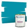 imagePRESTIGE Paints Exterior Paint and Primer In One 1Gallon Flat Comparable Match of Benjamin Moore Sea IsleMeridian Blue