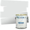 imagePRESTIGE Paints Exterior Paint and Primer In One 1Gallon Satin Comparable Match of Benjamin Moore Cloud White874BMPCM