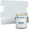 imagePRESTIGE Paints Exterior Paint and Primer In One 1Gallon Satin Comparable Match of Benjamin Moore Cloud White875BMPCM