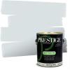 imagePRESTIGE Paints Exterior Paint and Primer In One 1Gallon Satin Comparable Match of Benjamin Moore Cloud White875BMPCM