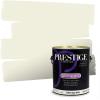 imagePRESTIGE Paints Exterior Paint and Primer In One 1Gallon Satin Comparable Match of Benjamin Moore Cloud White935BMPCM