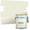 imagePRESTIGE Paints Exterior Paint and Primer In One 1Gallon Satin Comparable Match of Benjamin Moore Cloud White936BMPCM