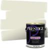 imagePRESTIGE Paints Exterior Paint and Primer In One 1Gallon Satin Comparable Match of Benjamin Moore Cloud White937BMPCM
