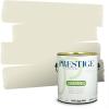 imagePRESTIGE Paints Exterior Paint and Primer In One 1Gallon Satin Comparable Match of Benjamin Moore Cloud White938BMPCM