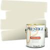 imagePRESTIGE Paints Exterior Paint and Primer In One 1Gallon Satin Comparable Match of Benjamin Moore Cloud White938BMPCM