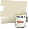 imagePRESTIGE Paints Exterior Paint and Primer In One 1Gallon Satin Comparable Match of Benjamin Moore Cloud White941BMPCM