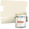 imagePRESTIGE Paints Exterior Paint and Primer In One 1Gallon Satin Comparable Match of Benjamin Moore Cloud White942BMPCM