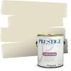 imagePRESTIGE Paints Exterior Paint and Primer In One 1Gallon Satin Comparable Match of Benjamin Moore Cloud White945BMPCM
