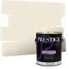 imagePRESTIGE Paints Exterior Paint and Primer In One 1Gallon Satin Comparable Match of Benjamin Moore Cloud White947BMPCM