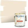 imagePRESTIGE Paints Exterior Paint and Primer In One 1Gallon Satin Comparable Match of Benjamin Moore Cloud White948BMPCM
