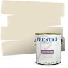 imagePRESTIGE Paints Exterior Paint and Primer In One 1Gallon Satin Comparable Match of Benjamin Moore Cloud White950BMPCM