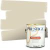 imagePRESTIGE Paints Exterior Paint and Primer In One 1Gallon Satin Comparable Match of Benjamin Moore Cloud White955BMPCM