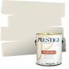 imagePRESTIGE Paints Exterior Paint and Primer In One 1Gallon Satin Comparable Match of Benjamin Moore Cloud White962BMPCM