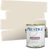imagePRESTIGE Paints Exterior Paint and Primer In One 1Gallon Satin Comparable Match of Benjamin Moore Cloud White963BMPCM
