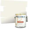 imagePRESTIGE Paints Exterior Paint and Primer In One 1Gallon Satin Comparable Match of Benjamin Moore Cloud White967BMPCM