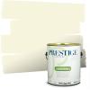 imagePRESTIGE Paints Exterior Paint and Primer In One 1Gallon Satin Comparable Match of Benjamin Moore Cloud WhiteLemon Chiffon