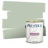 imagePRESTIGE Paints Exterior Paint and Primer In One 1Gallon SemiGloss Comparable Match of Behr Black EvergreenComposed