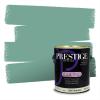 imagePRESTIGE Paints Exterior Paint and Primer In One 1Gallon SemiGloss Comparable Match of Behr Black EvergreenMQ638PCM