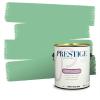 imagePRESTIGE Paints Exterior Paint and Primer In One 1Gallon SemiGloss Comparable Match of Behr Black EvergreenMQ640PCM