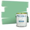 imagePRESTIGE Paints Exterior Paint and Primer In One 1Gallon SemiGloss Comparable Match of Behr Black EvergreenMQ640PCM