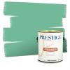 imagePRESTIGE Paints Exterior Paint and Primer In One 1Gallon SemiGloss Comparable Match of Behr Black EvergreenMQ641PCM