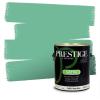 imagePRESTIGE Paints Exterior Paint and Primer In One 1Gallon SemiGloss Comparable Match of Behr Black EvergreenMQ641PCM