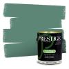 imagePRESTIGE Paints Exterior Paint and Primer In One 1Gallon SemiGloss Comparable Match of Behr Black EvergreenMQ643PCM