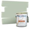imagePRESTIGE Paints Exterior Paint and Primer In One 1Gallon SemiGloss Comparable Match of Behr Black EvergreenMQ645PCM