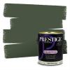 imagePRESTIGE Paints Exterior Paint and Primer In One 1Gallon SemiGloss Comparable Match of Behr Black EvergreenMQ649PCM