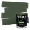 imagePRESTIGE Paints Exterior Paint and Primer In One 1Gallon SemiGloss Comparable Match of Behr Black EvergreenMQ649PCM