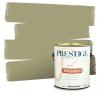 imagePRESTIGE Paints Exterior Paint and Primer In One 1Gallon SemiGloss Comparable Match of Behr Black EvergreenMQ657PCM