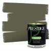imagePRESTIGE Paints Exterior Paint and Primer In One 1Gallon SemiGloss Comparable Match of Behr Black EvergreenMQ658PCM