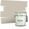 imagePRESTIGE Paints Exterior Paint and Primer In One 1Gallon SemiGloss Comparable Match of Behr Black EvergreenMQ659PCM