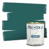 imagePRESTIGE Paints Exterior Paint and Primer In One 1Gallon SemiGloss Comparable Match of Behr Black EvergreenMQ65PCM