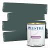 imagePRESTIGE Paints Exterior Paint and Primer In One 1Gallon SemiGloss Comparable Match of Behr Black EvergreenMQ69PCM