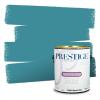 imagePRESTIGE Paints Exterior Paint and Primer In One 1Gallon SemiGloss Comparable Match of Behr Compass BlueMQ634PCM