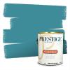 imagePRESTIGE Paints Exterior Paint and Primer In One 1Gallon SemiGloss Comparable Match of Behr Compass BlueMQ634PCM