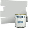 imagePRESTIGE Paints Exterior Paint and Primer In One 1Gallon SemiGloss Comparable Match of Benjamin Moore Sebring White1480BMPCM