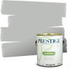 imagePRESTIGE Paints Exterior Paint and Primer In One 1Gallon SemiGloss Comparable Match of Benjamin Moore Sebring White1481BMPCM