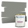 imagePRESTIGE Paints Exterior Paint and Primer In One 1Gallon SemiGloss Comparable Match of Benjamin Moore Sebring White1483BMPCM