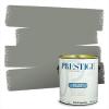 imagePRESTIGE Paints Exterior Paint and Primer In One 1Gallon SemiGloss Comparable Match of Benjamin Moore Sebring White1483BMPCM