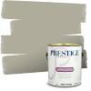 imagePRESTIGE Paints Exterior Paint and Primer In One 1Gallon SemiGloss Comparable Match of Benjamin Moore Sebring White1487BMPCM
