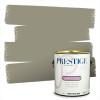 imagePRESTIGE Paints Exterior Paint and Primer In One 1Gallon SemiGloss Comparable Match of Benjamin Moore Sebring White1488BMPCM