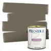 imagePRESTIGE Paints Exterior Paint and Primer In One 1Gallon SemiGloss Comparable Match of Benjamin Moore Sebring White1490BMPCM