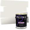 imagePRESTIGE Paints Exterior Paint and Primer In One 1Gallon SemiGloss Comparable Match of Benjamin Moore Sebring White1492BMPCM